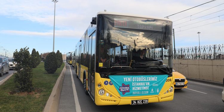 İstanbul’un yeni otobüsleri yollarda