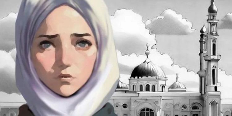 Müslüman Kazaklar okullardaki başörtüsü yasağına karşı mücadele ediyor