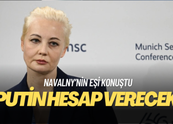 Navalny’nin eşi: Putin ve çevresi bu yaptıklarının hesabını verecek