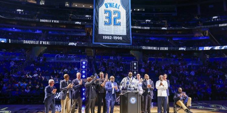 Orlando Magic, Shaquille O'Neal'ın formasını emekli etti