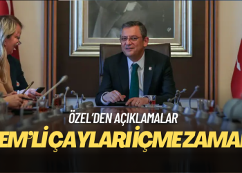 Özgür Özel: DEM Parti’nin stratejisi bize kaybettirmek