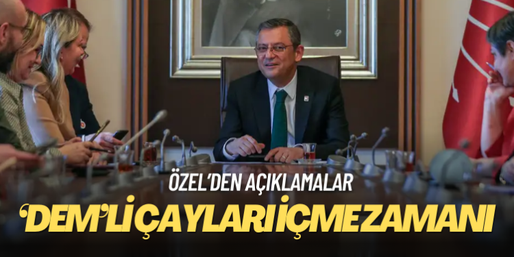 Özgür Özel: DEM Parti’nin stratejisi bize kaybettirmek