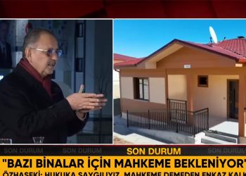 Özhaseki’nin sözleri tepki çekti: Depremzedeler ‘evimizin yıkıldığı iyi oldu, bize mis gibi villa verdiniz’ diyor