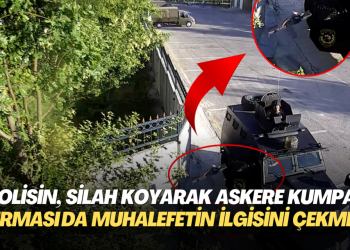 Polisin, Jandarma’nın bahçesine silah atarak askere kumpas kurması da muhalefetin ilgisini çekmedi!