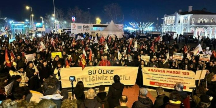 TKP'den Can Atalay eylemi: 'Bu ülke çiftliğiniz değil'