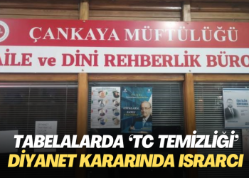 Tabelalarda ‘TC temizliği’: Diyanet 2013 yılındaki kararında ısrarcı