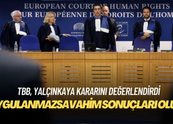 Türkiye Barolar Birliği: AİHM’in Yalçınkaya/Türkiye kararının uygulanmamasının vahim ve öngörülemez sonuçları olur