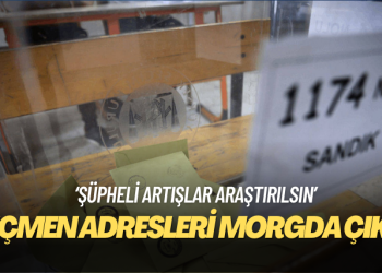 Urfa’da seçmen adresleri mezarlıktaki morgda çıktı