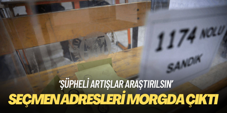 Urfa’da seçmen adresleri mezarlıktaki morgda çıktı