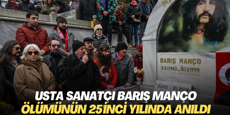 Usta sanatçı Barış Manço ölümünün 25’inci yılında anıldı