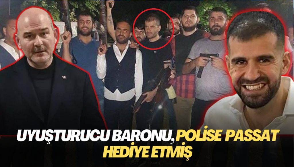 Uyuşturucu baronu, polise Passat hediye etmiş