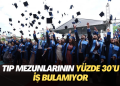 Tıp mezunlarının yüzde 30’u iş bulamıyor