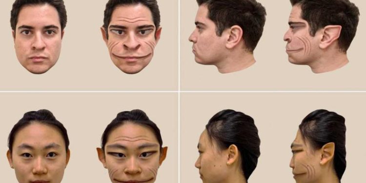 “Şeytan yüzü” sendromuna sahip kişilerin başkalarını nasıl gördüğü bilgisayarda resmedildi