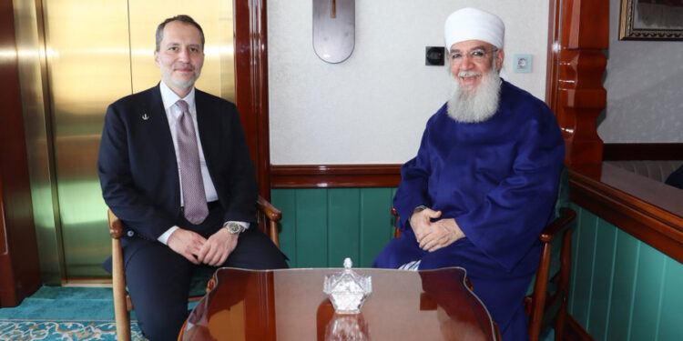 Fatih Erbakan’dan Menzil şeyhine ziyaret