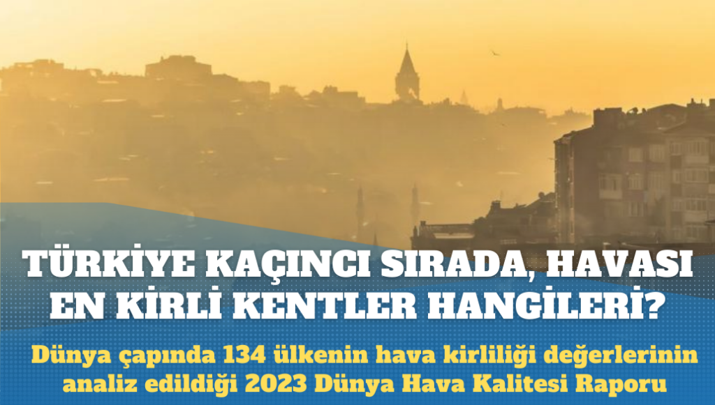 2023 Dünya Hava Kalitesi Raporu: Türkiye kaçıncı sırada, havası en kirli kentler hangileri?