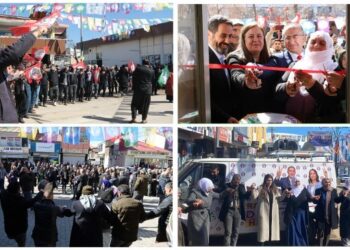 Büro açılışlarında DEM Parti adaylarına yoğun ilgi