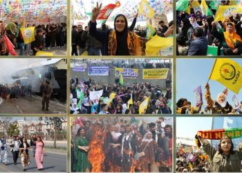 Binler Newroz alanlarına aktı