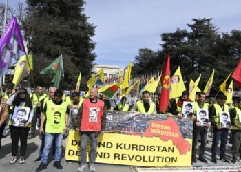 Cenevre’deki eylemde Newrozlaşanlar anıldı