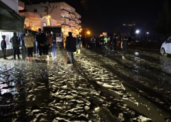 DEM Parti’den Cizîr’de evleri sular altında kalan ailelere ziyaret