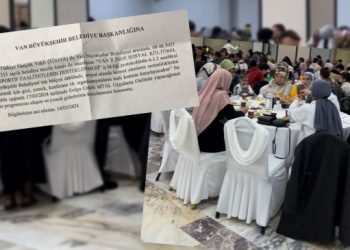 TÜGVA iftar yemeği faturasını belediyeye ödetti