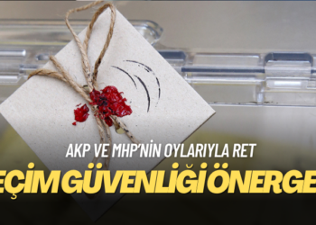 AKP ve MHP’nin oylarıyla: Seçim güvenliği önergesine ret