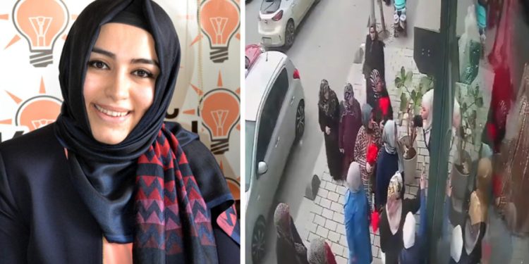 AKP’li Sena Nur Çelik kendisini içeri davet etmeyen mağaza sahibini gözaltına aldırdı