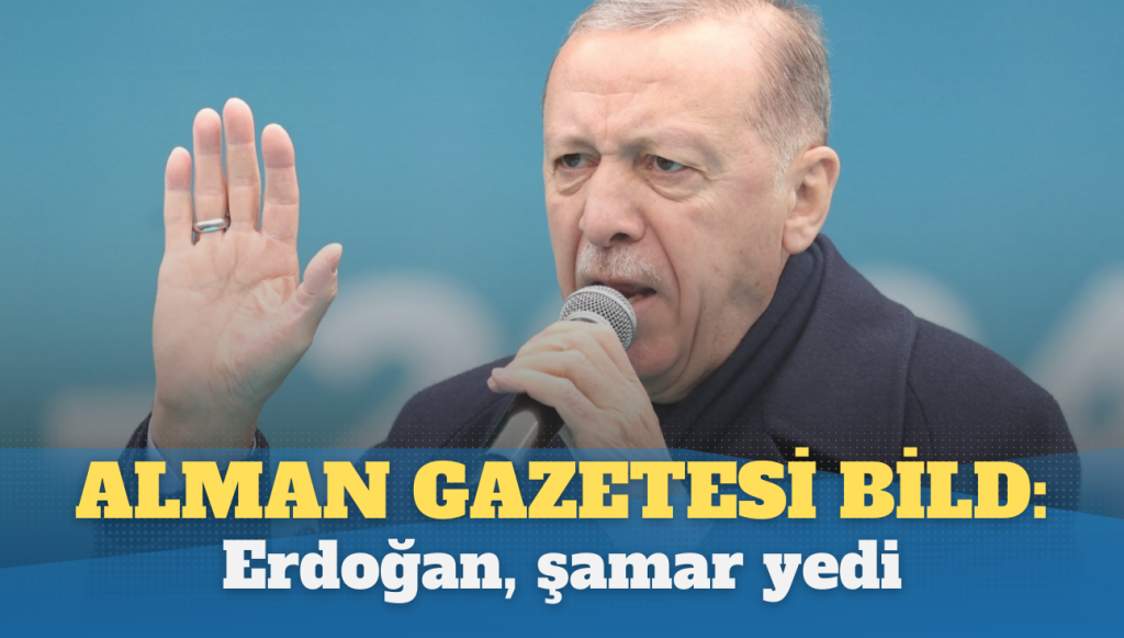 Alman gazetesi Bild: Erdoğan, şamar yedi