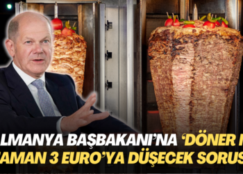 Almanya Başbakanı’na ‘Döner Ne zaman 3 Euro’ya düşecek’ sorusu