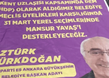 Ankara'da sahte 'DEM Parti'den Mansur Yavaş'a destek' afişleri için harekete geçildi