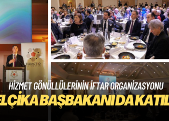 Belçika Başbakanı De Croo, Hizmet Gönüllülerinin iftar organizasyonuna katıldı