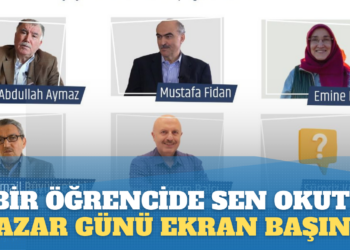 Bir öğrencide sen okut: Pazar günü ekran başına