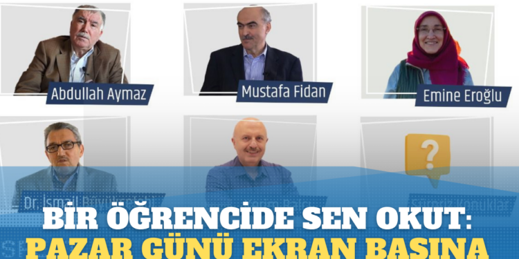 Bir öğrencide sen okut: Pazar günü ekran başına