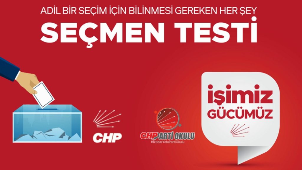 CHP Parti Okulu, '2024 Yerel Seçimine Ne Kadar Hazırsınız' testi hazırladı