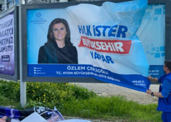 Çerçioğlu'nun afişlerini toplatan YSK, AKP adayına dokunmadı
