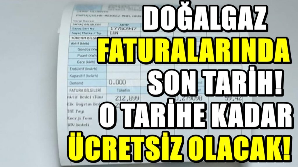 Doğalgaz faturalarıyla ilgili düzenleme; Ne zaman ücretli olacağı açıklandı