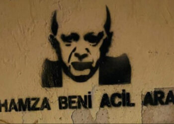 Duvara ‘Hamza beni acil ara’ yazan CHP’lilere Erdoğan’a hakaretten gözaltı