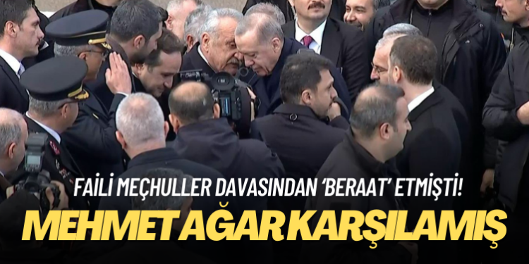 Erdoğan’ı Elazığ’da faili meçhuller davasından beraat eden Mehmet Ağar karşılamış!