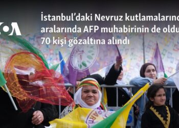 İstanbul’daki Nevruz kutlamalarında aralarında AFP muhabirinin de olduğu 70 kişi gözaltına alındı