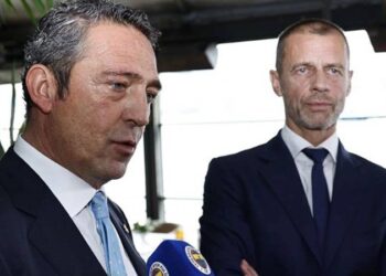 Fenerbahçe Kulübü Başkanı Ali Koç, UEFA Başkanı Ceferin'i ağırladı