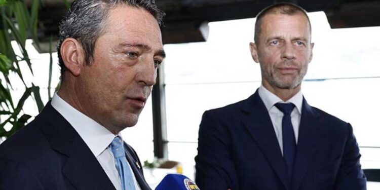 Fenerbahçe Kulübü Başkanı Ali Koç, UEFA Başkanı Ceferin'i ağırladı
