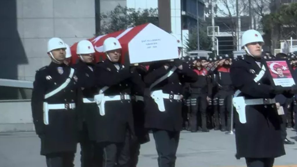 Furkan Bor için İstanbul Emniyetinde tören düzenlendi