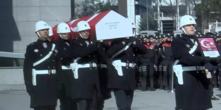 Furkan Bor için İstanbul Emniyetinde tören düzenlendi