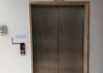 Giresun’da KYK yurdunda yine asansör düştü