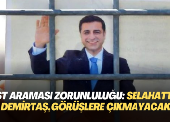 Görüşlerde üst araması zorunluluğu getirilen Selahattin Demirtaş, eylem kararı aldı