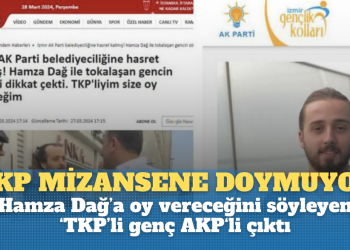 Hamza Dağ’a oy vereceğini söyleyen ‘TKP’li genç çakma çıktı: AKP Gençlik Kolları üyesiymiş…
