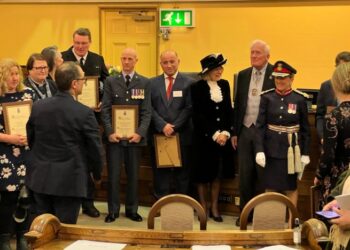 Hizmet Hareketi gönüllüsüne ’High Sheriff’ten taktirname
