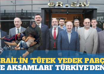 İsrail’in ‘tüfek yedek parça ve aksamları’ Türkiye’den!: Belgesi yayınlandı