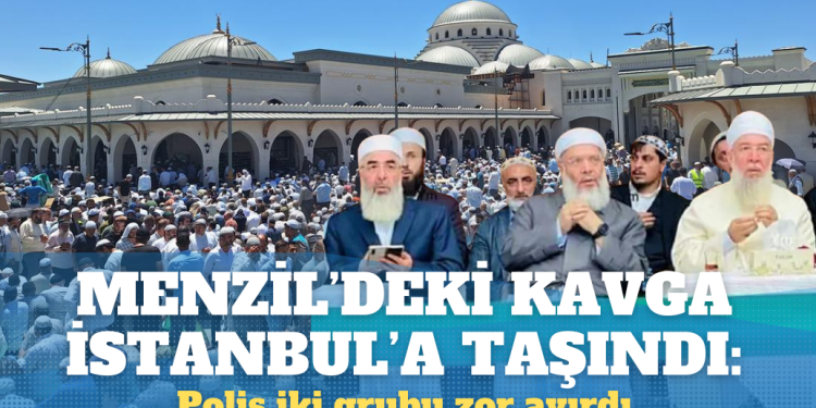 Menzil’deki kavga İstanbul’a taşındı: Polis iki grubu zor ayırdı