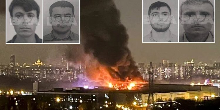 Moskova terör saldırısını gerçekleştirdiği iddia edilen zanlıların fotoğrafları paylaşıldı