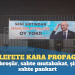 Muhalefete yönelik kara propaganda: Sahte broşür, sahte mutabakattan sonra şimdi de sahte pankart